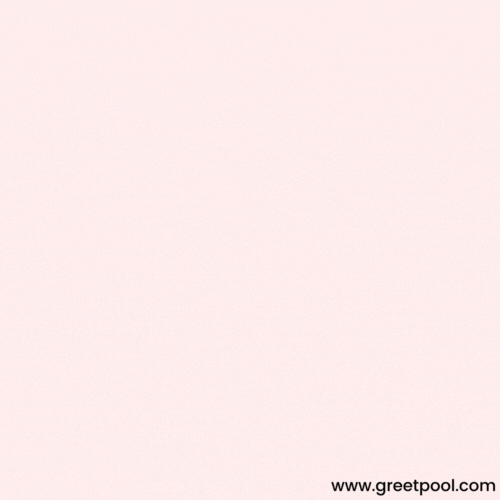 Animated thinking of you GIF with floral design