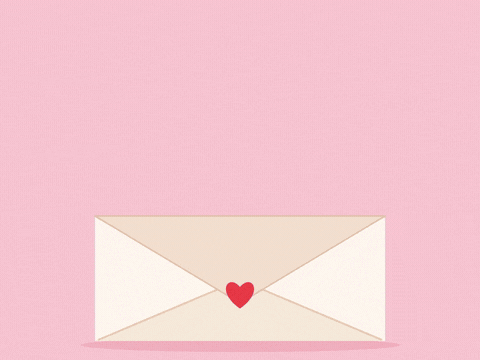 Wedding Anniversary Love Letter Envelope Wedding anniversary love letter envelope opening as a Happy Anniversary card slides out among red hearts