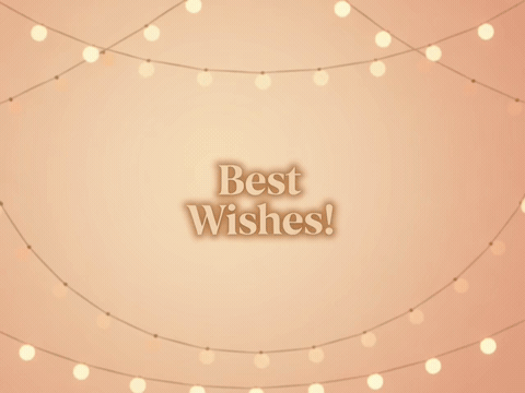 String Lights Best Wishes Wedding String lights best wishes, animated wedding GIF