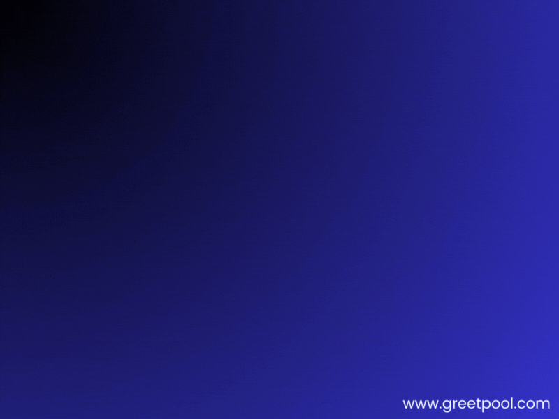 Animated yay welcome to the team GIF on teal background