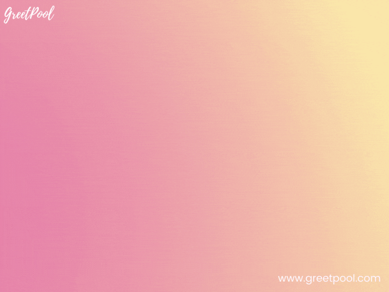 Animated 4 years work anniversary GIF with celebration balloons