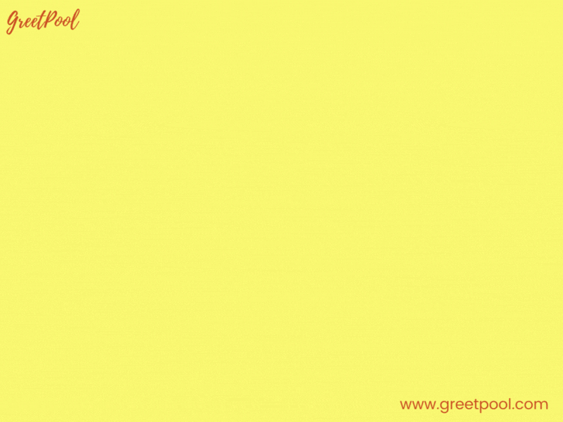 Animated 5 years work anniversary GIF with celebration banner