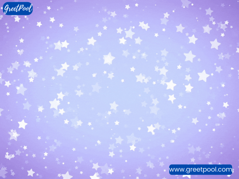 Animated you rock star work anniversary GIF with stars