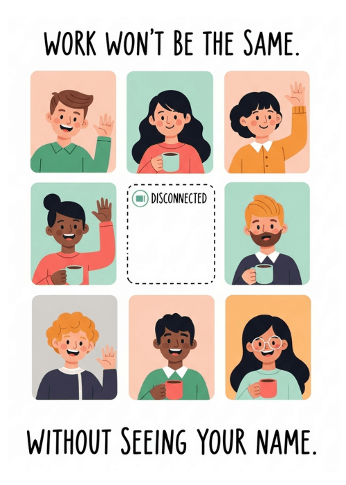 farewell group card