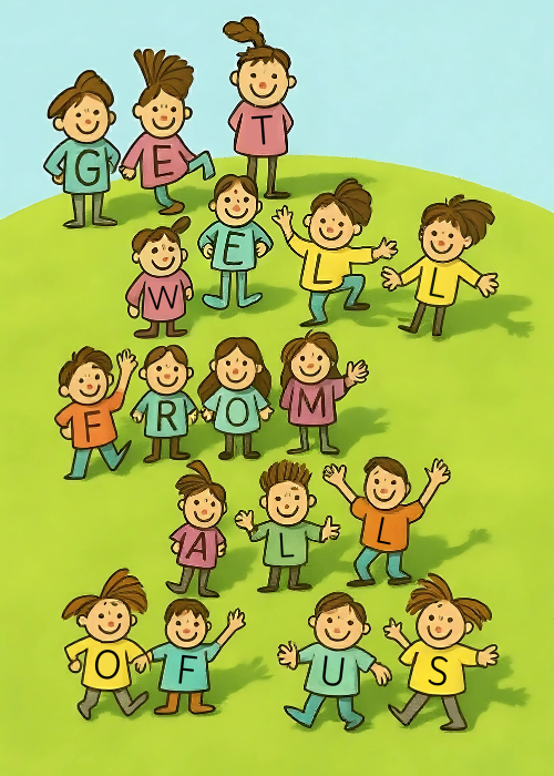 get well soon group card