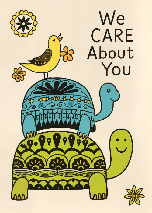 get well soon group card