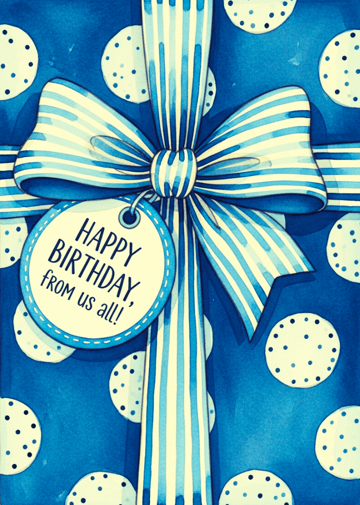 happy birthday group card