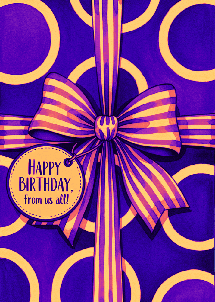 happy birthday group card