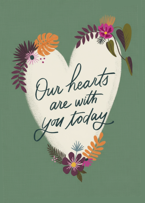 sympathy group card