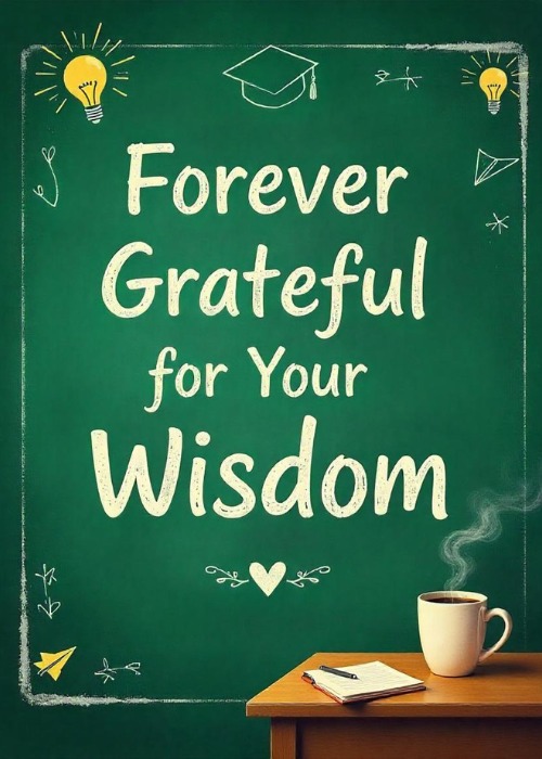 teacher appreciation group card