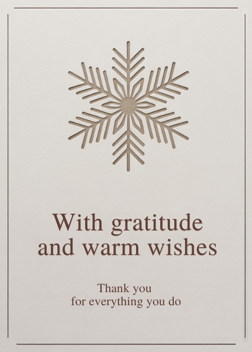 thank you group card