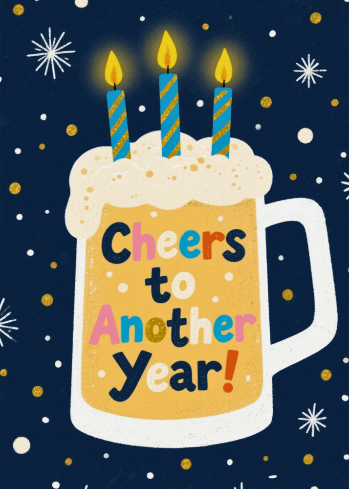 work anniversary group card